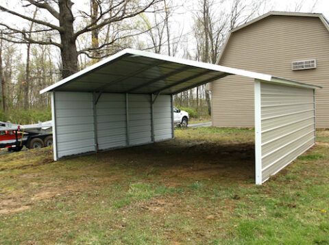 MaxSteel Boxed Eave Metal Carport - Conestoga Builders - Carports ...