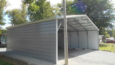 MaxSteel Vertical Metal Carport - Conestoga Builders - Carports ...