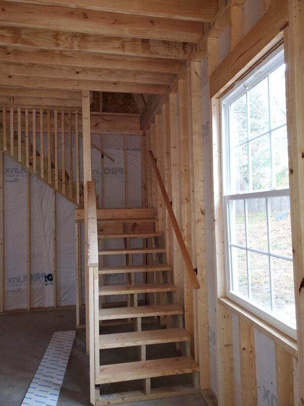 Stair within 2 story Inlaw suite