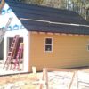 Wood Barn and Garage