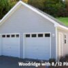 8/12 roof pitch 2 story garage